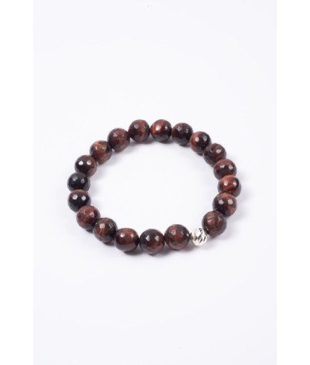 Kaplan Gözü & 925 Ayar Gümüş Bileklik