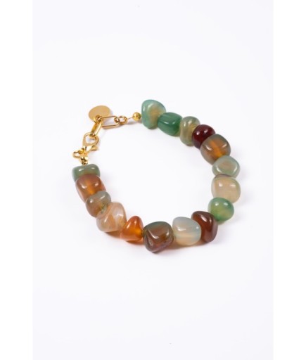 Akik Taşı Amorf Kesim Bileklik